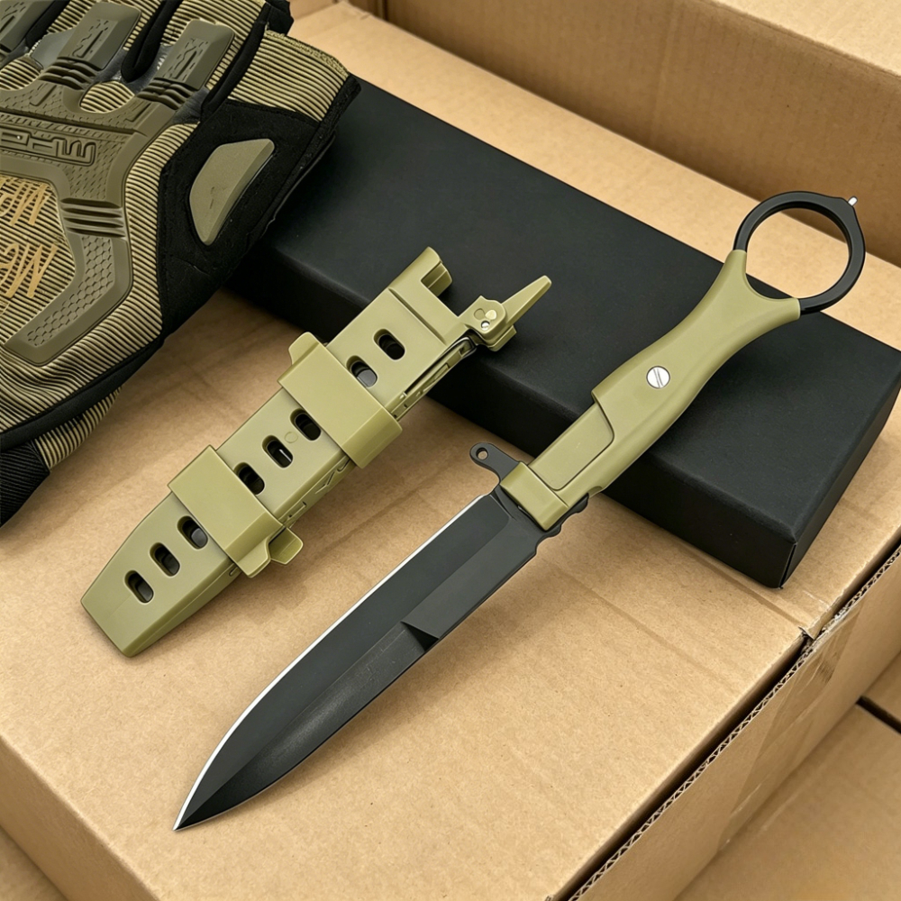 Survival Knife Full Tang - Portable EDC Full Tang Fixed Blade