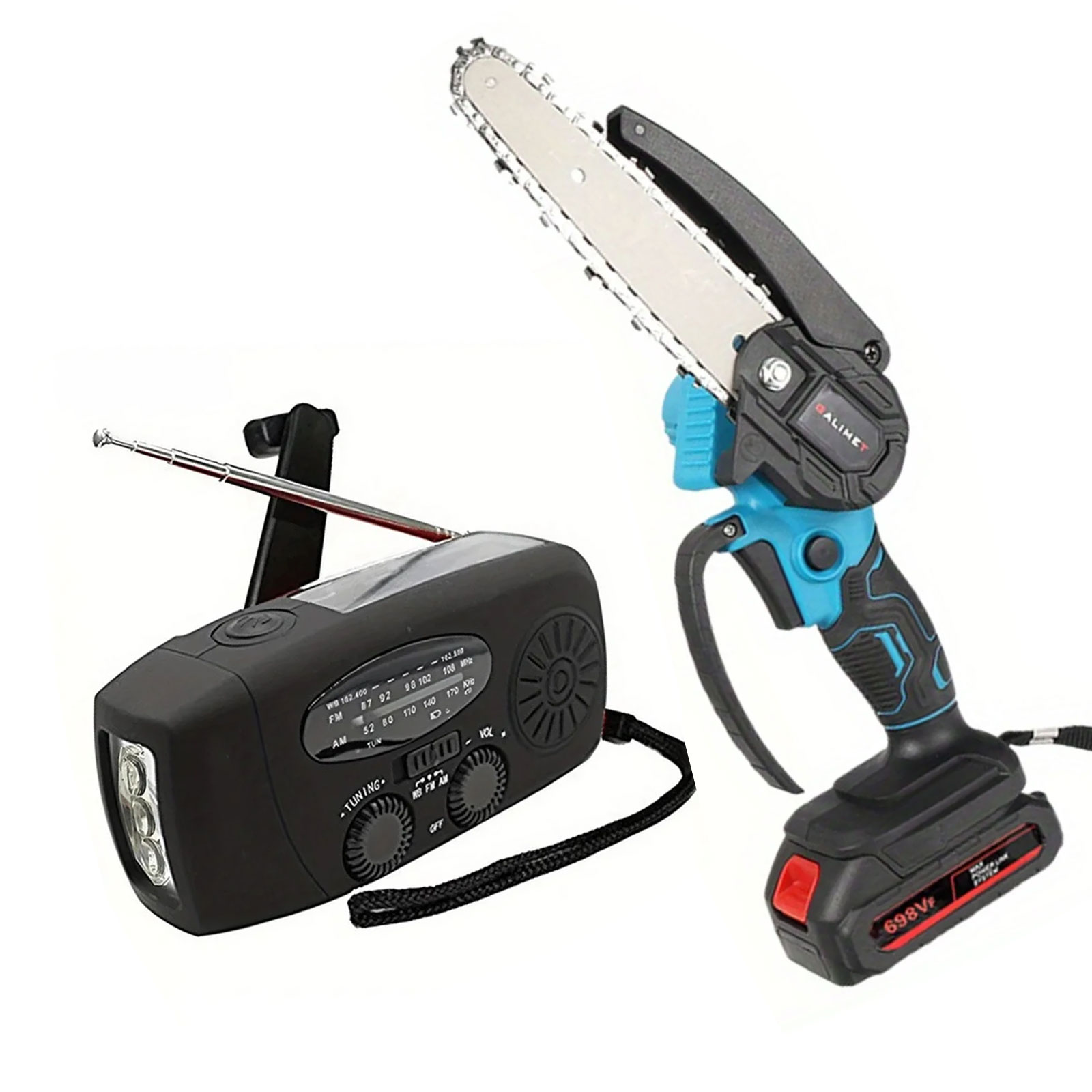 Emergency Radio Solar - Multifunctional Garden & Emergency Set: Portable