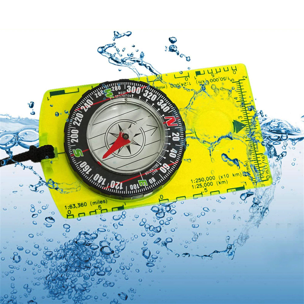 Map Compass Orienteering - Waterproof Compass Outdoor Gadget Navigation Hiking