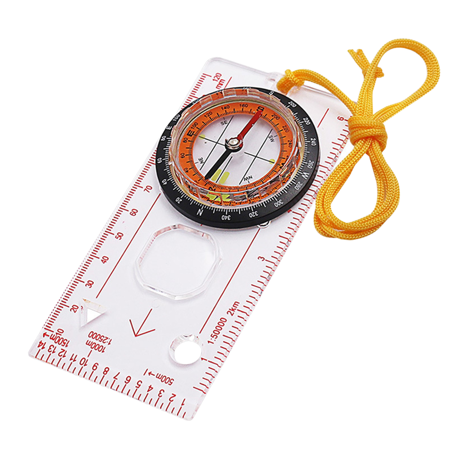 Map Compass Orienteering - Orienteering Compass Ruler Cross-country Race Baseplate