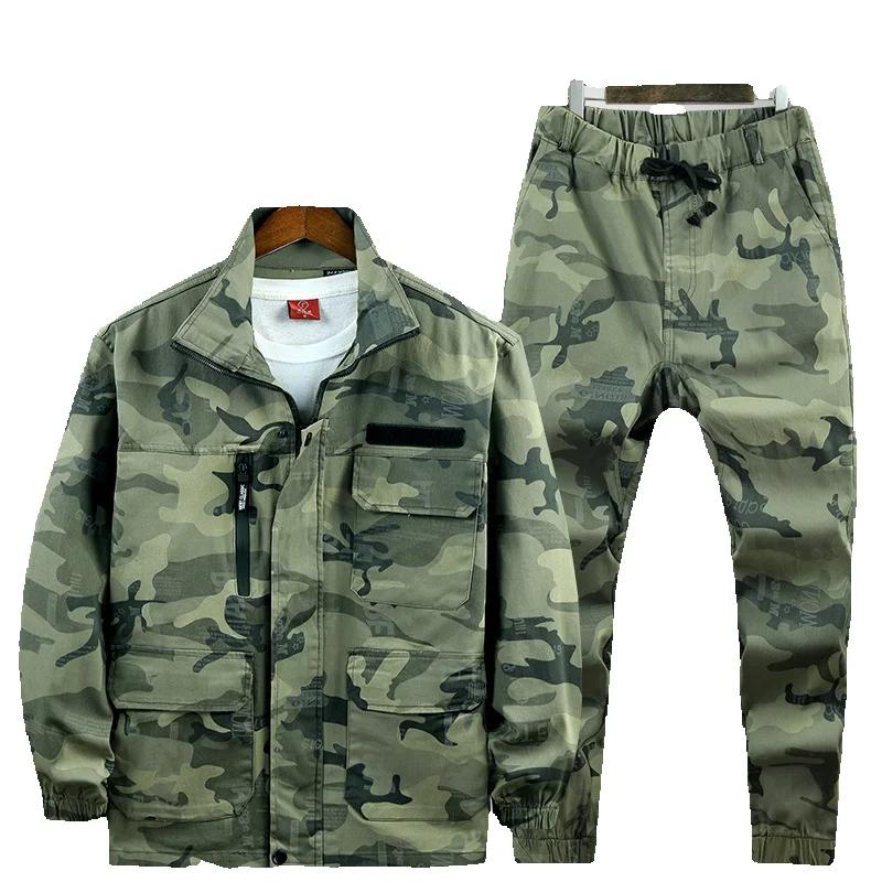 Outdoor Adventure Wear - Men'S Camouflage Multi Pocket Cotton Workshop