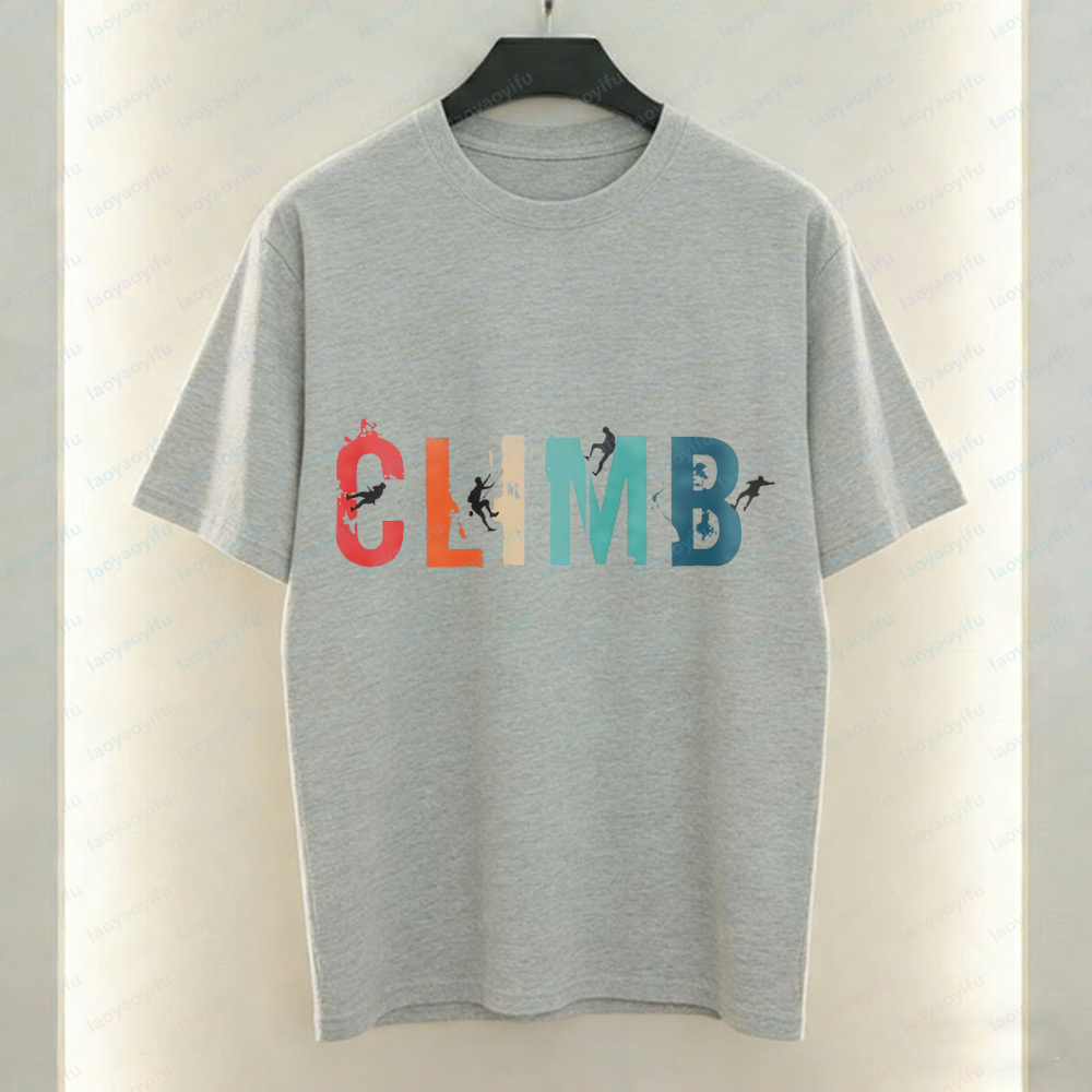 Outdoor Adventure Wear - Climb Graphic Cotton Tshirts Outdoor Adventure