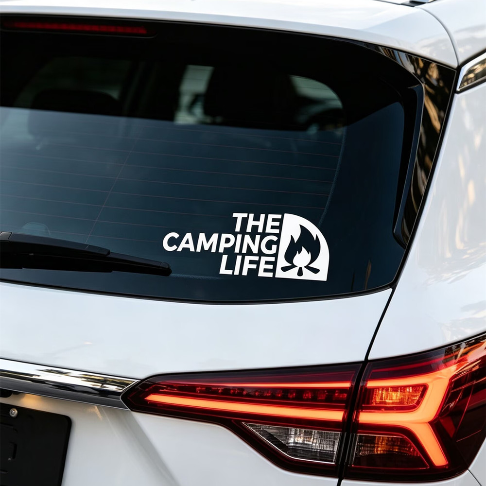 Outdoor Adventure Vehicles - Fun Camping Adventure Vinyl Decal, Outdoor