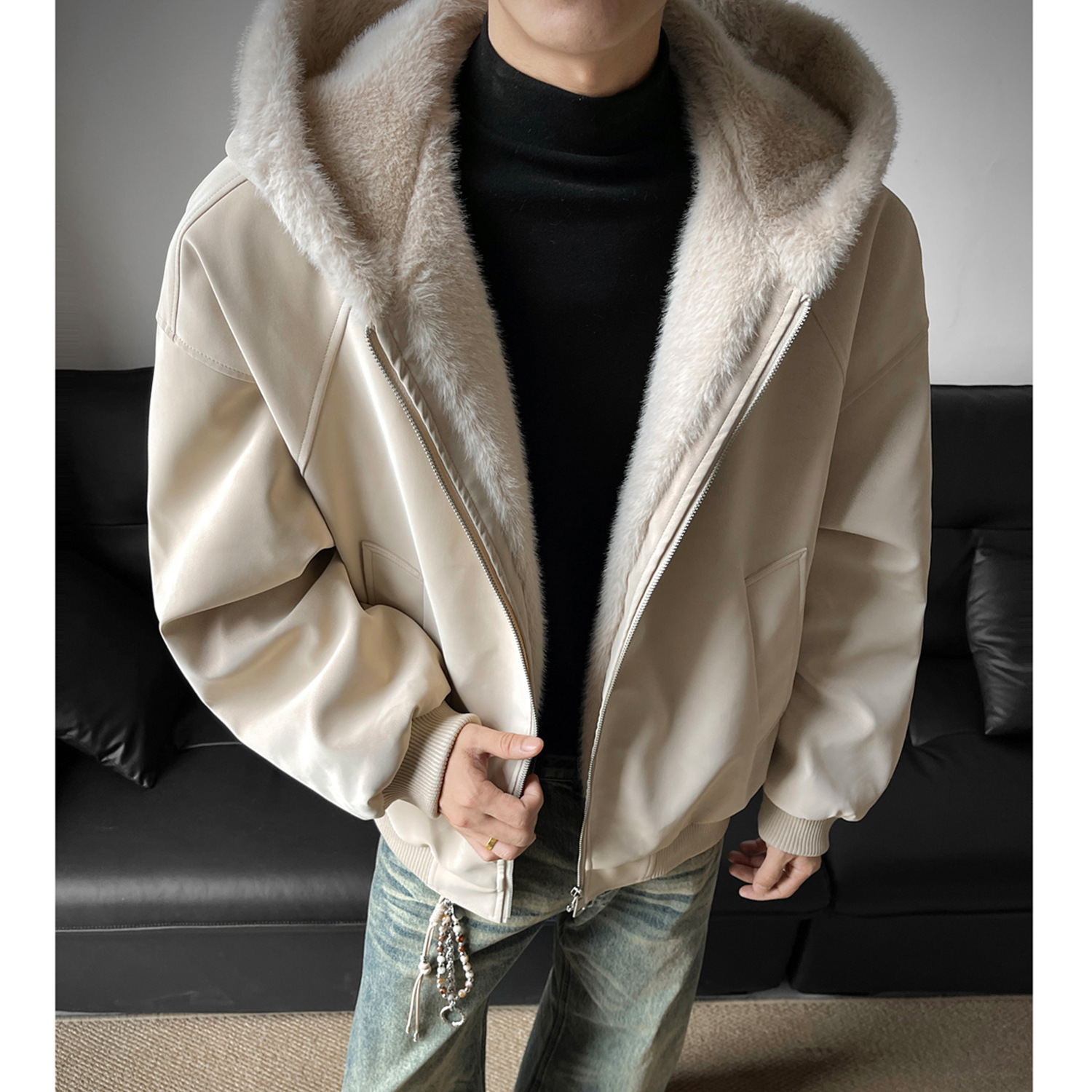Outdoor Adventure World - Fur Collar Eastern Europe Jackets Mens