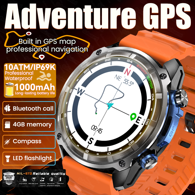 Outdoor Adventure Brand - New Outdoor Adventure GPS Smart Watch