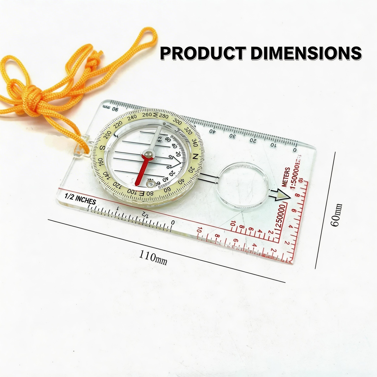 Durable Map Reading Compass wi - Map Compass Orienteering 评论和价格
