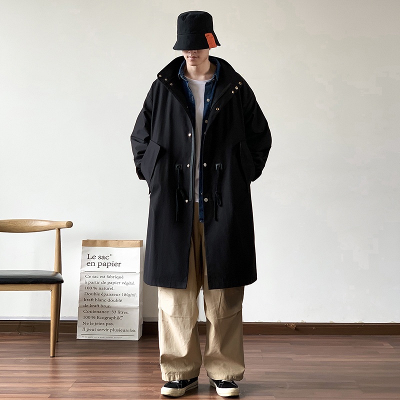 Trench Plaid Coat Mens Windbre - Outdoor Adventure Windbreaker 评论和价格