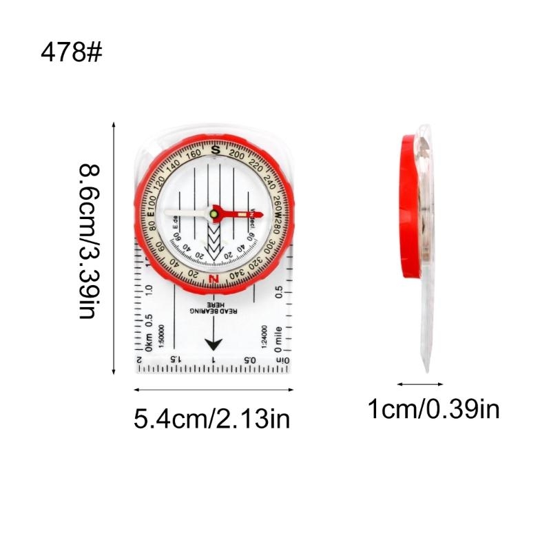 Survival Navigation Baseplate  - Map Compass Orienteering 评论和价格