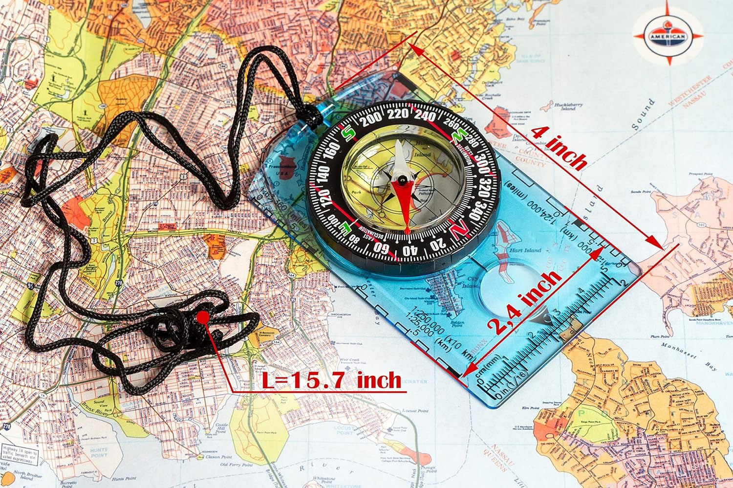 ZHUOHUA Orienteering Compass-H - Map Compass Orienteering 评论和价格