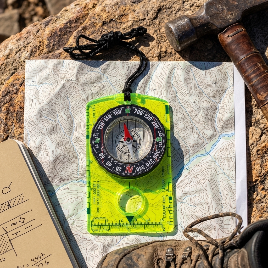 Waterproof Compass Outdoor Gad - Map Compass Orienteering 评论和价格