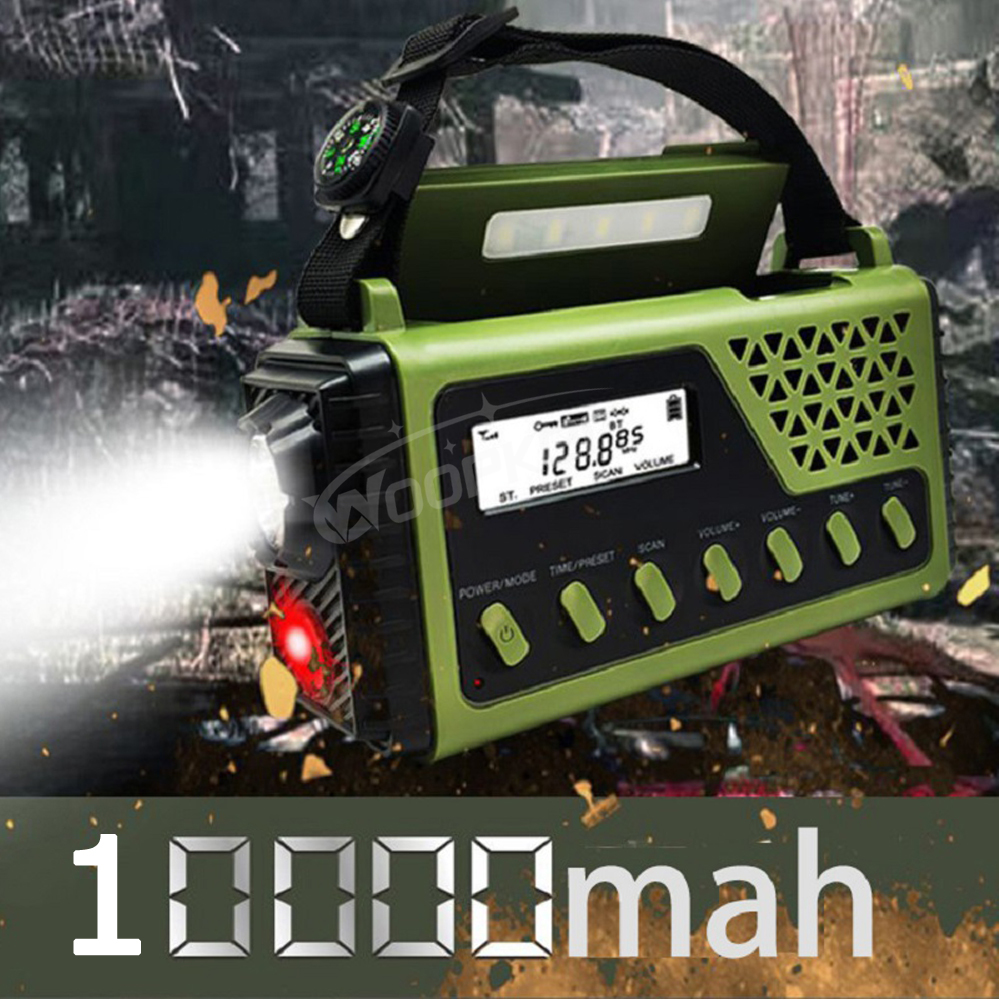 Woopker Radio SY-1199 10000mAh - Emergency Radio Solar 评论和价格