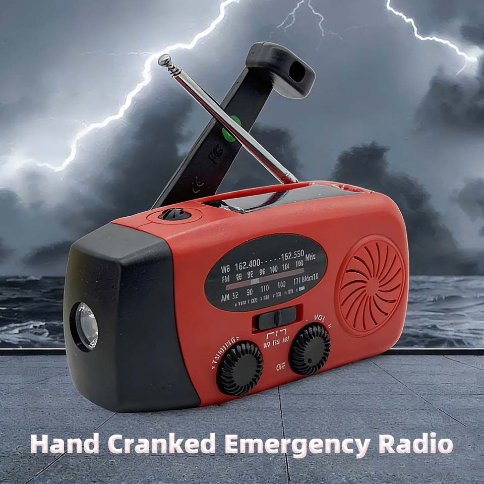 Solar Emergency Hand Cranked R - Emergency Radio Solar 评论和价格