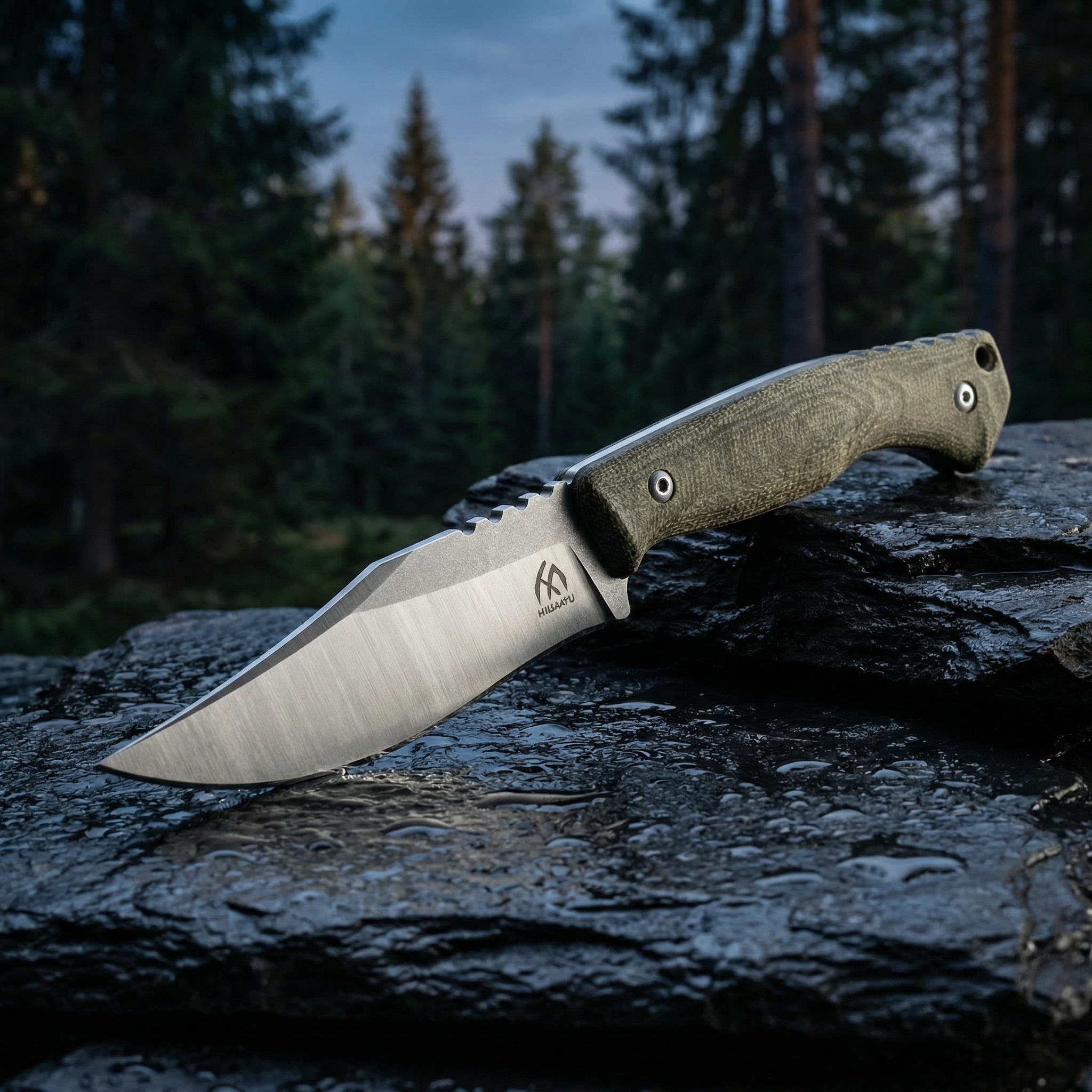 High-quality steel fixed blade - Survival Knife Full Tang 评论和价格