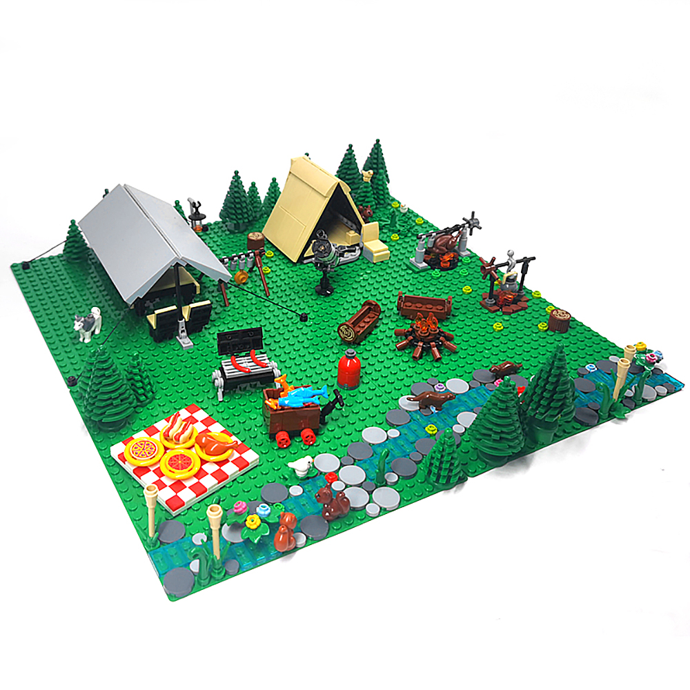 Camping Building Block Set Out - Outdoor Adventure Brand 评论和价格