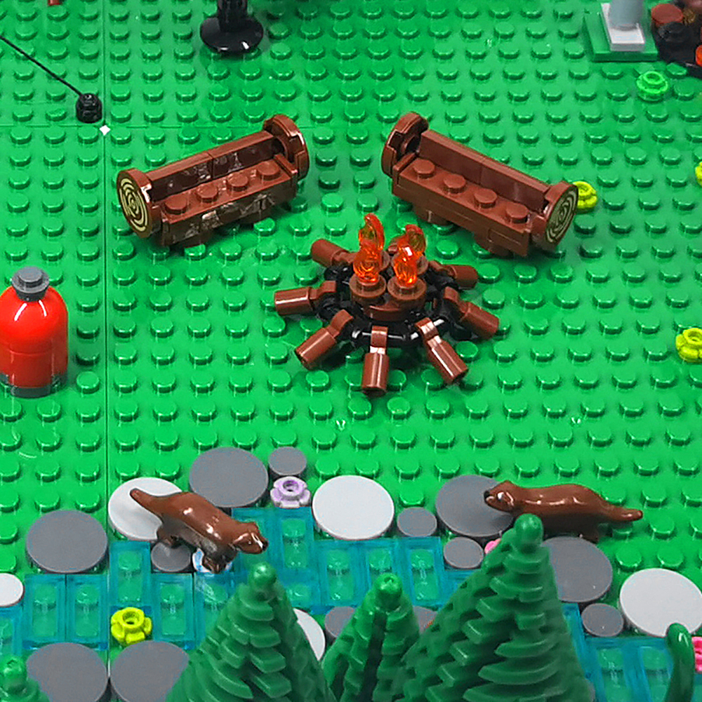 Camping Building Block Set Out - Outdoor Adventure Brand 评论和价格