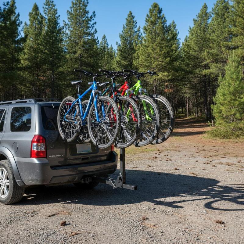 Vehicle Bicycle Carrier 4-Bike - Outdoor Adventure Vehicles 评论和价格