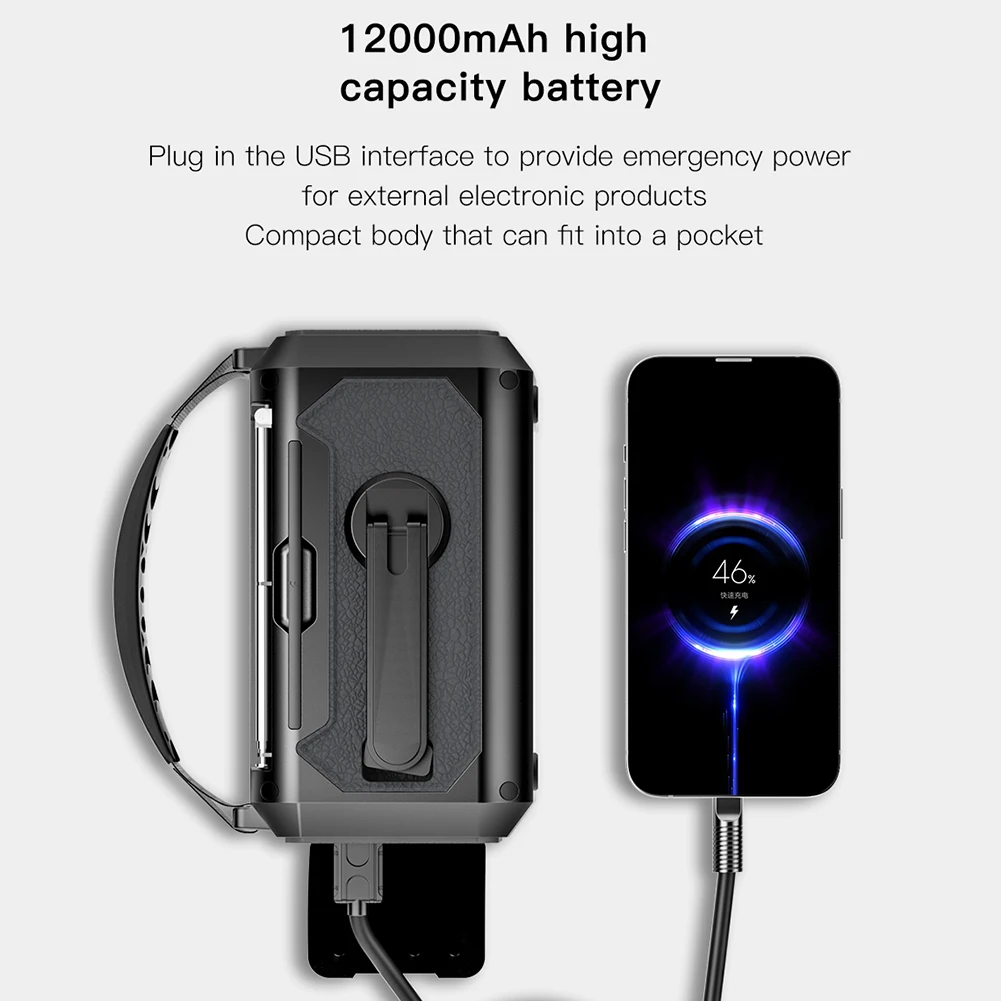 12000mAh AM/FM/NOAA Weather Ra - Emergency Radio Solar 评论和价格