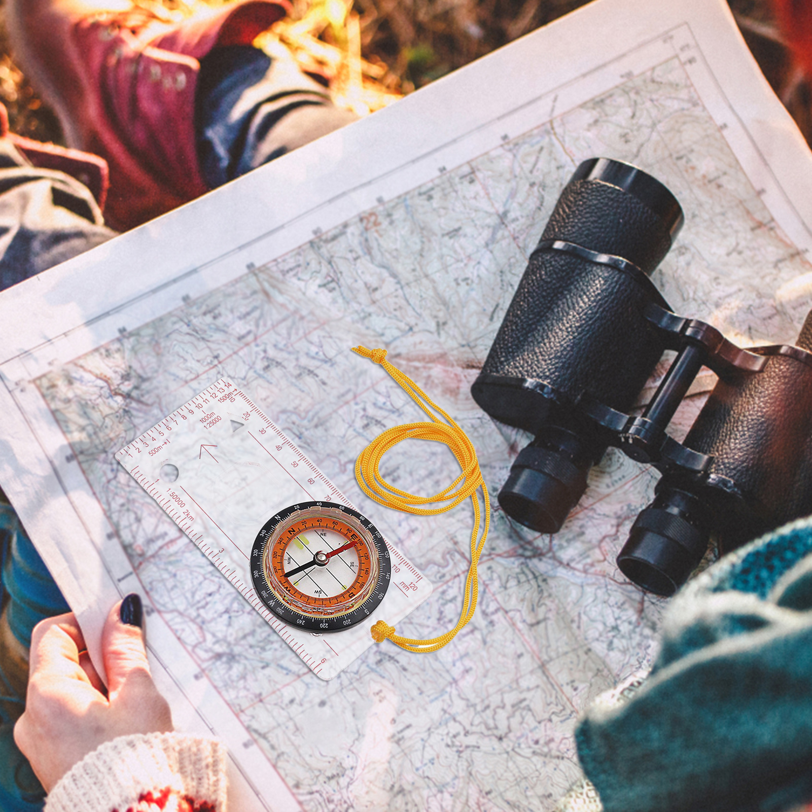 Orienteering Compass Ruler Cro - Map Compass Orienteering 评论和价格