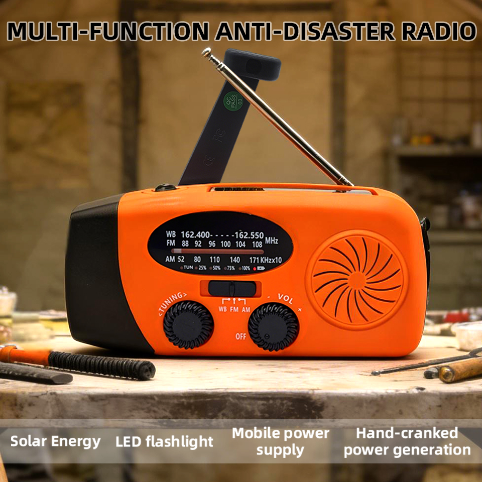Hand Cranked Emergency Radio G - Emergency Radio Solar 评论和价格