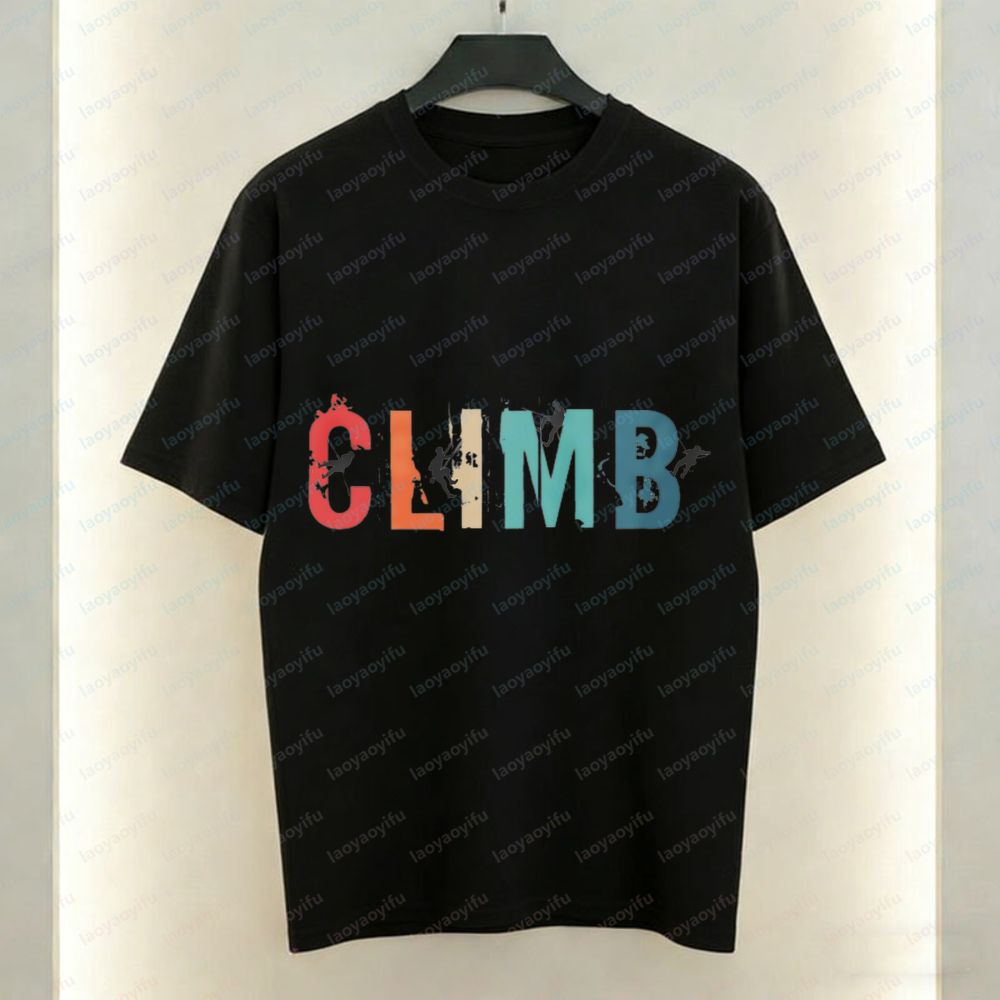 Climb Graphic Cotton Tshirts O - Outdoor Adventure Wear 评论和价格