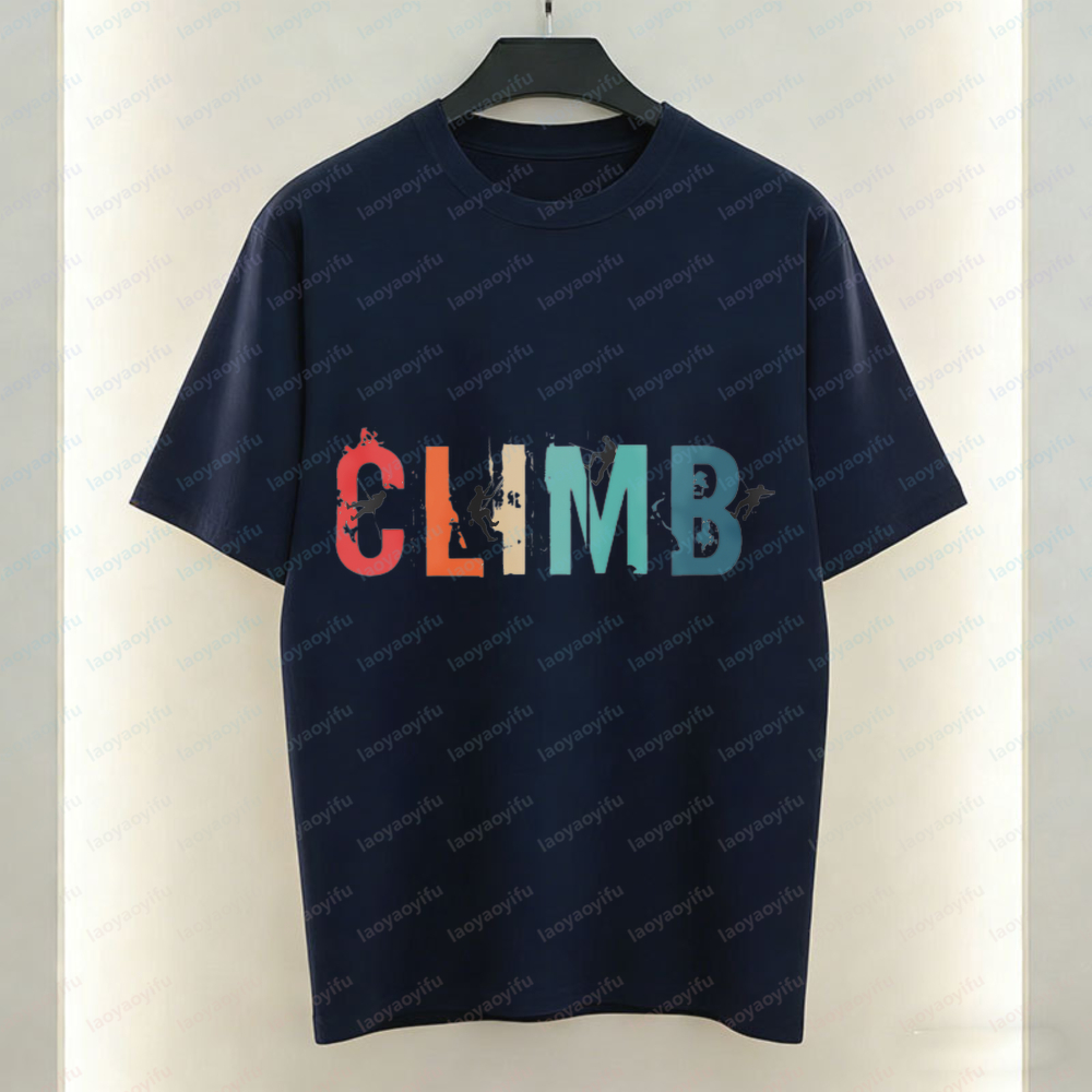 Climb Graphic Cotton Tshirts O - Outdoor Adventure Wear 评论和价格
