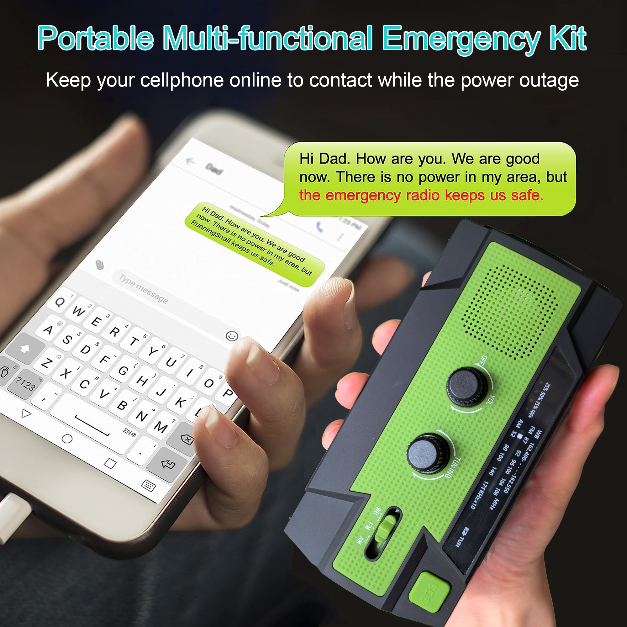Emergency NOAA Weather Radio,P - Emergency Radio Solar 评论和价格