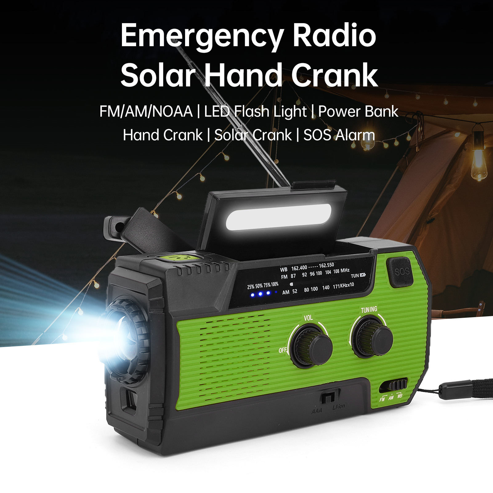 Hand Crank Emergency Radio Sol - Emergency Radio Solar 评论和价格