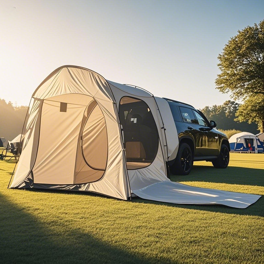 Off-Road Car Tent SUV Tailgate - Outdoor Adventure Dome Shelter 评论和价格