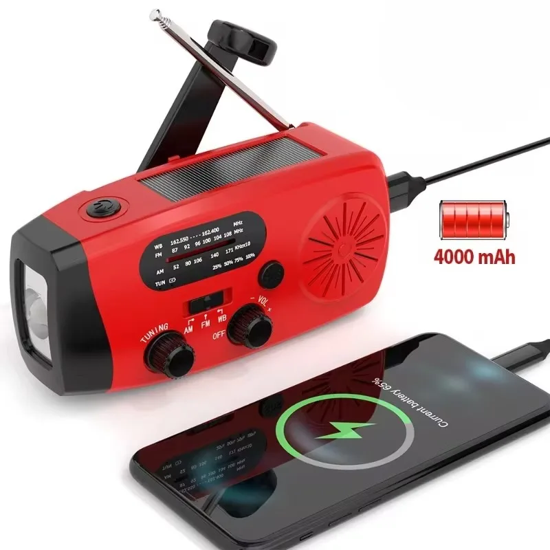 Portable Multifunctional Handh - Emergency Radio Solar 评论和价格