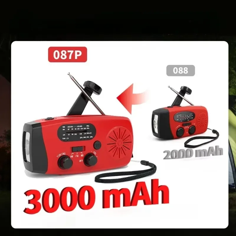 Portable Multifunctional Handh - Emergency Radio Solar 评论和价格