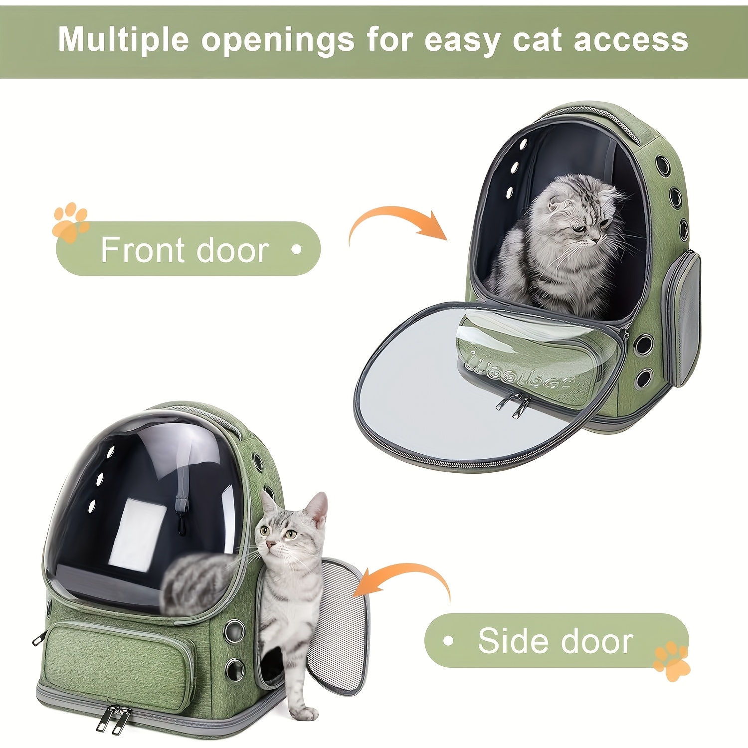 Breathable Pet Backpack, for c - Outdoor Adventure Farm 评论和价格