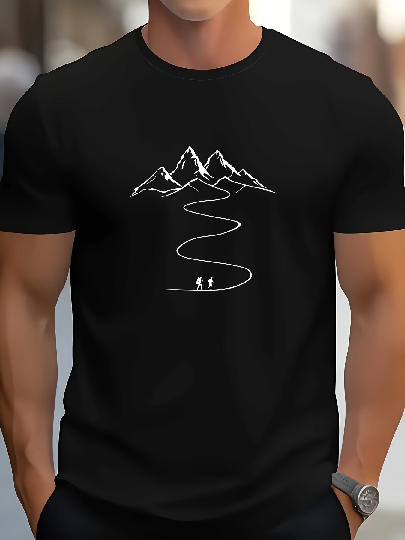 Men'S Graphic T-Shirt for Outd - Outdoor Adventure Wear 评论和价格