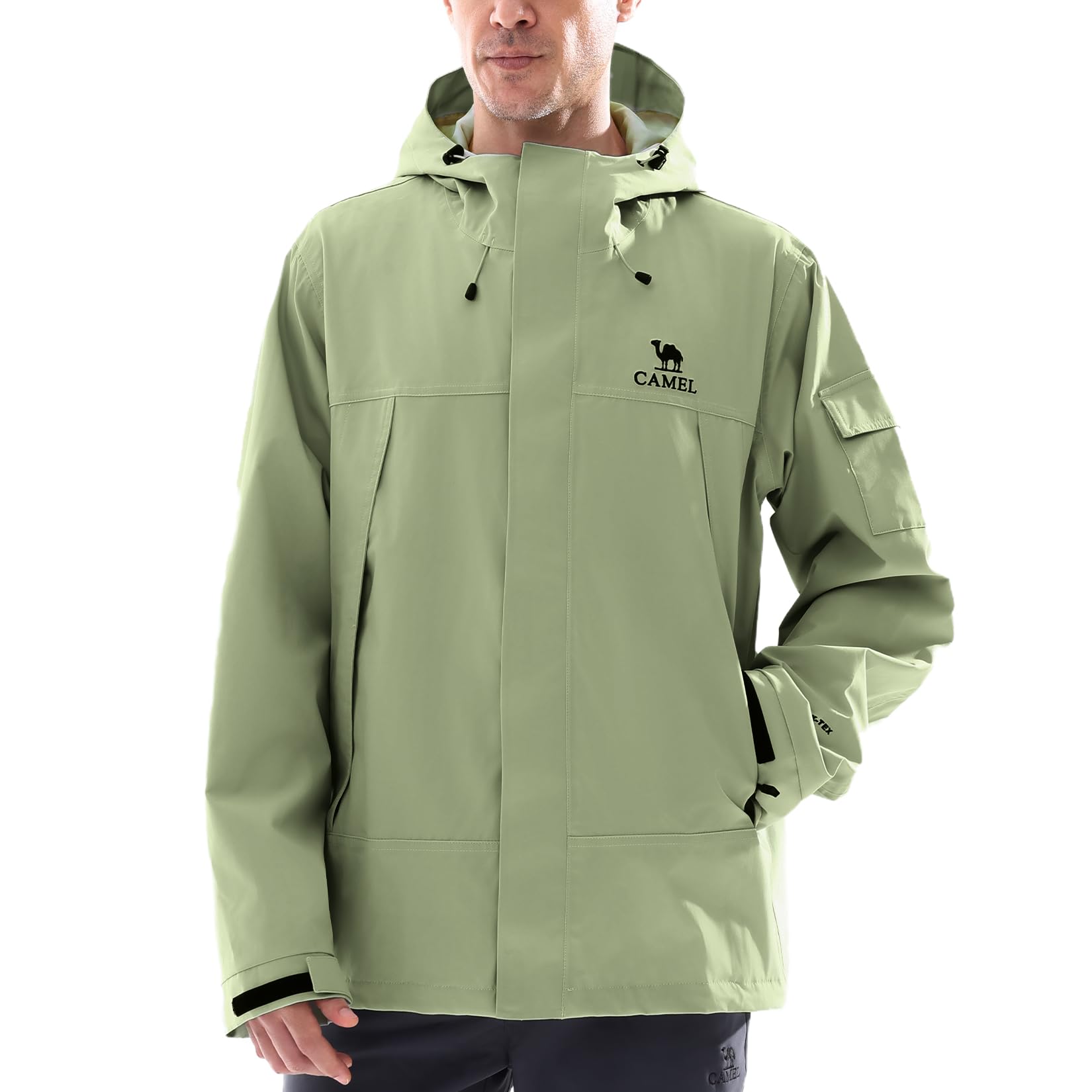 GOLDEN CAMEL Men's Rain Jacket - Outdoor Adventure Windbreaker 评论和价格