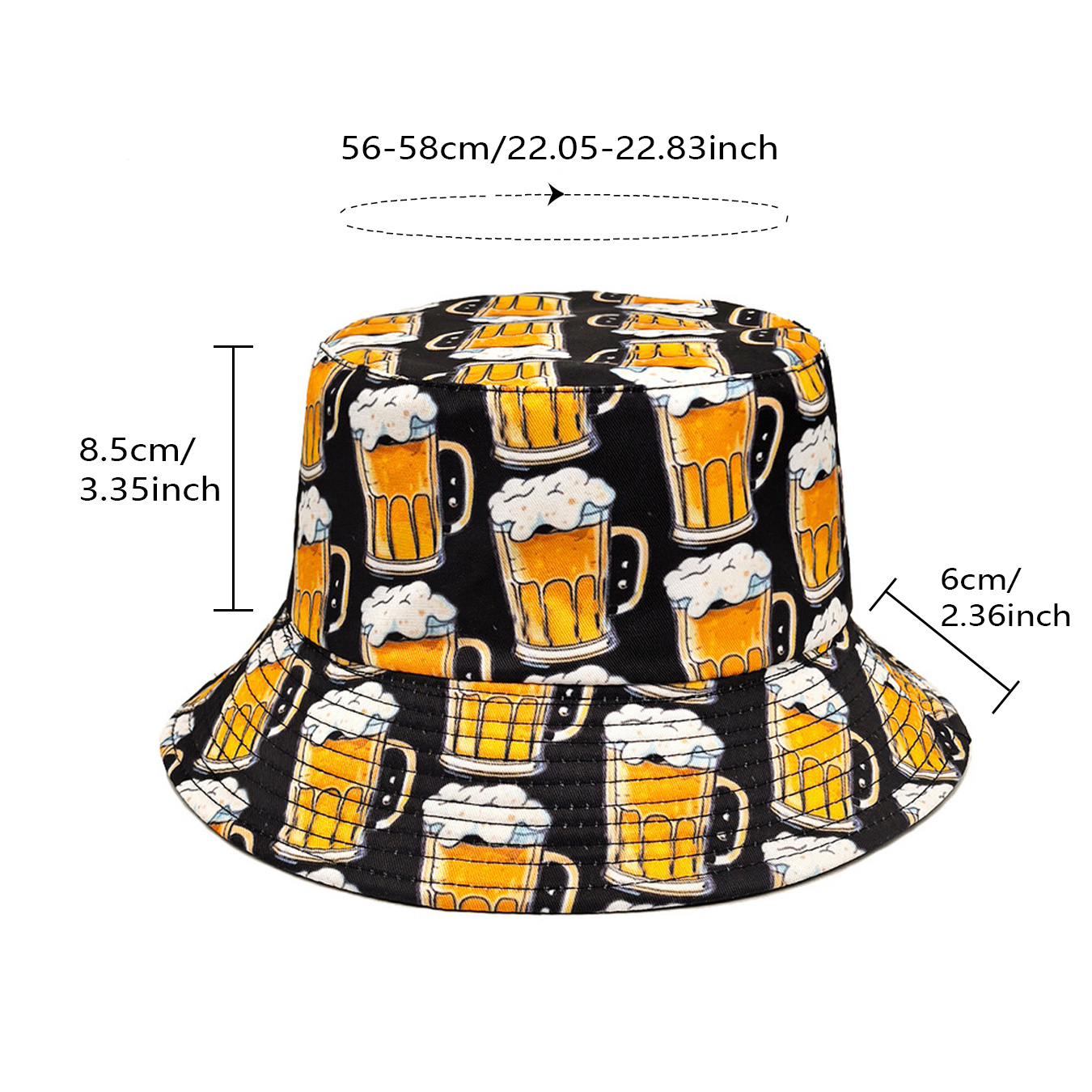 Fashionable Beer-Printed Doubl - Outdoor Adventure Wear 评论和价格