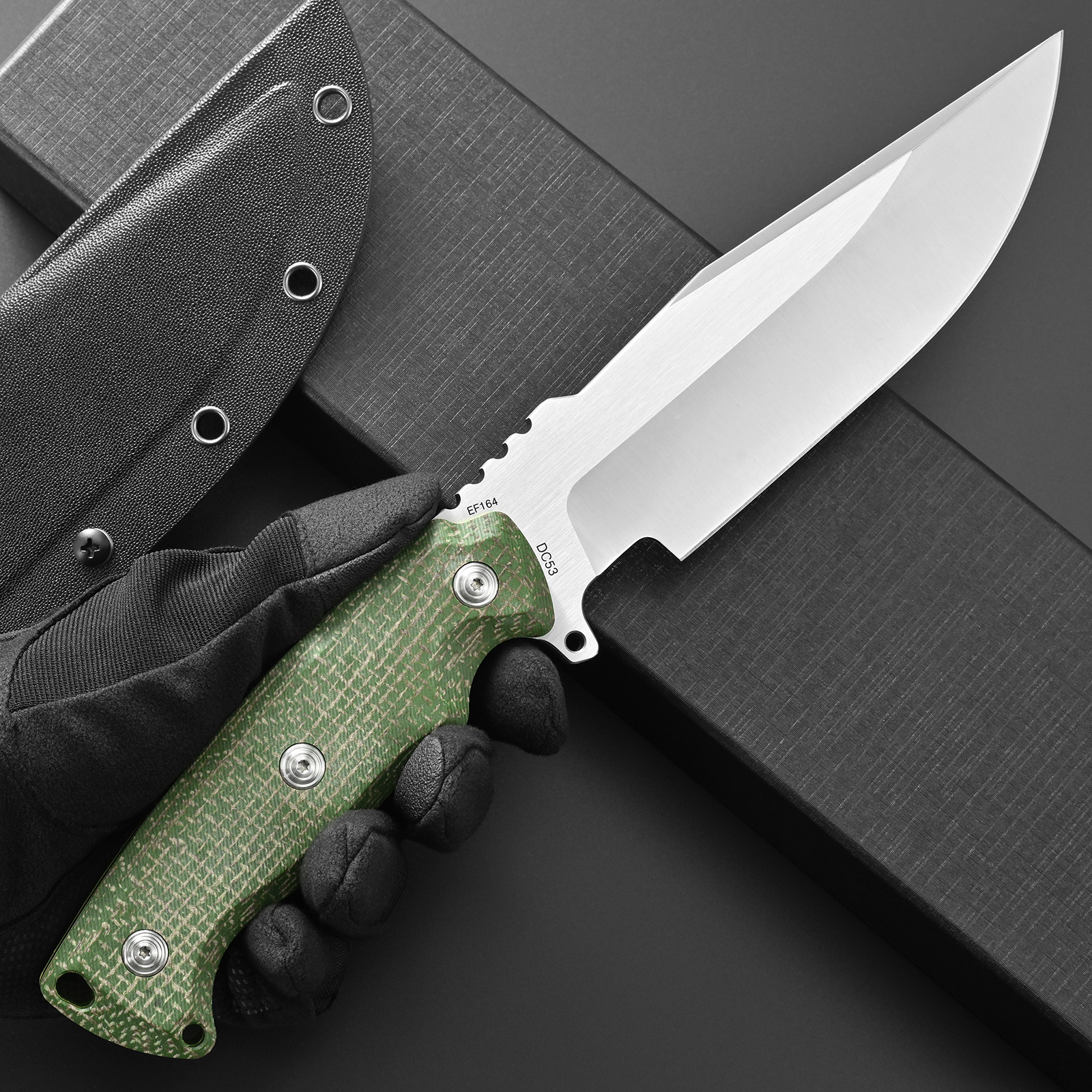 Eafengrow EF164 Fixed Blade Kn - Survival Knife Full Tang 评论和价格