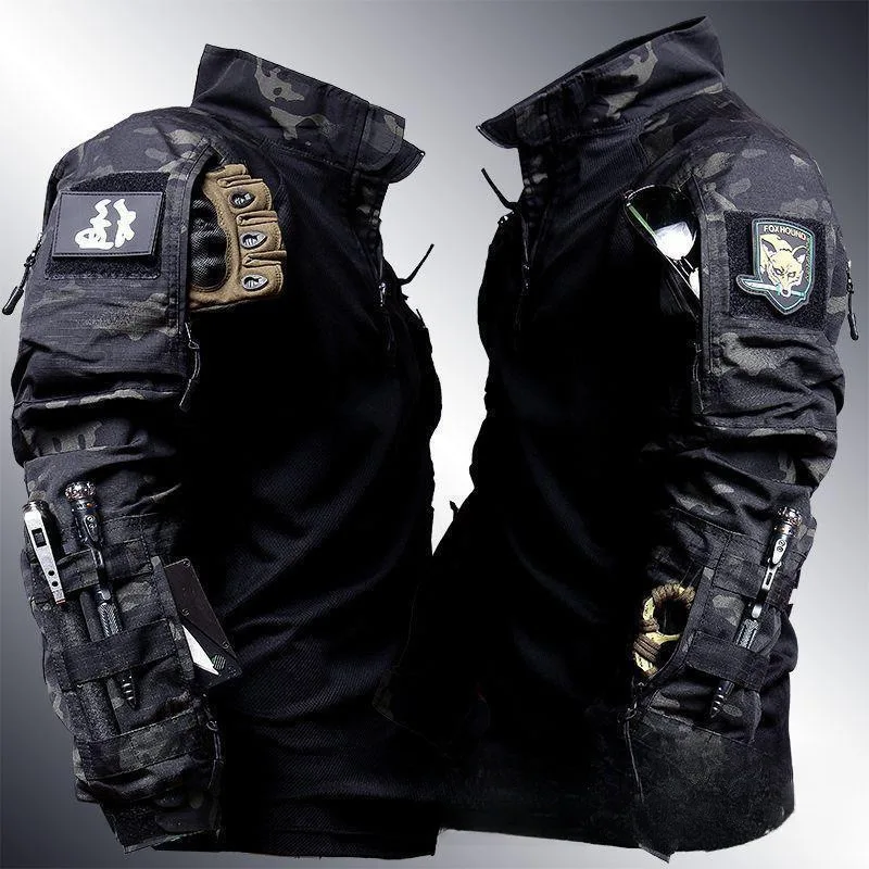 Tactical Camo Jacket Set Durab - Outdoor Adventure Windbreaker 评论和价格