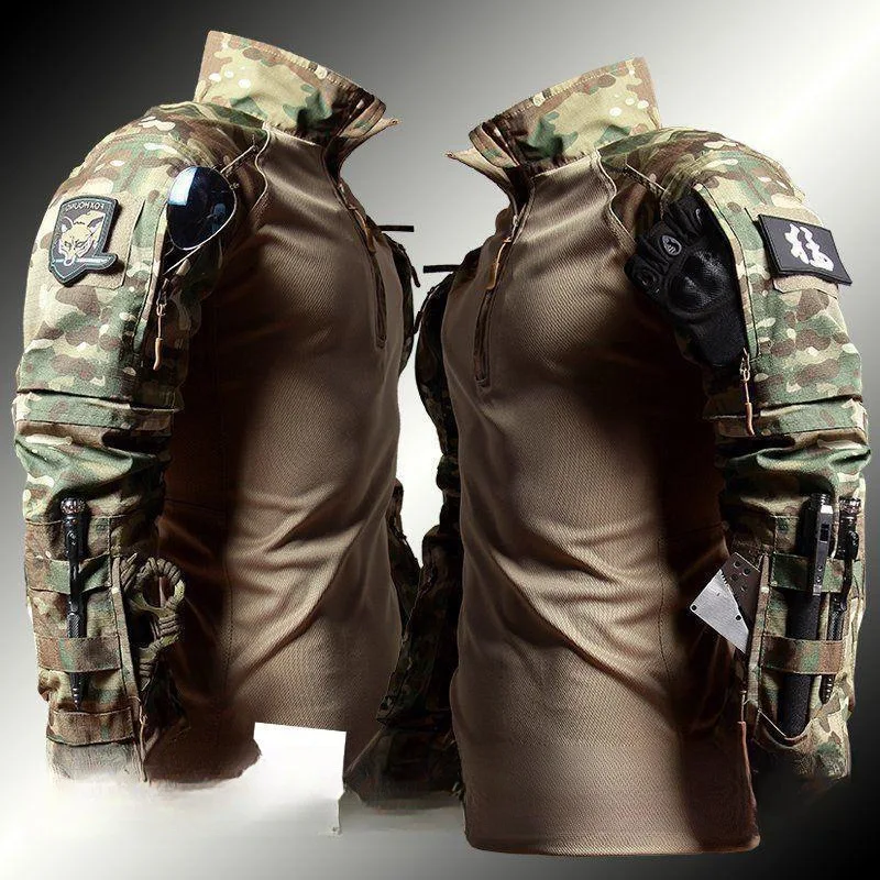 Tactical Camo Jacket Set Durab - Outdoor Adventure Windbreaker 评论和价格